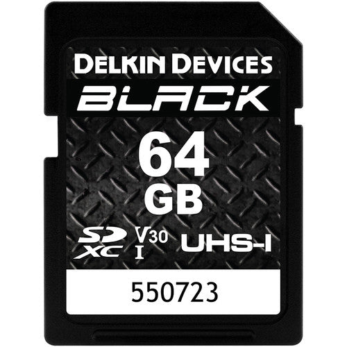 Delkin Devices BLACK UHS-I V30 SD Memory Card