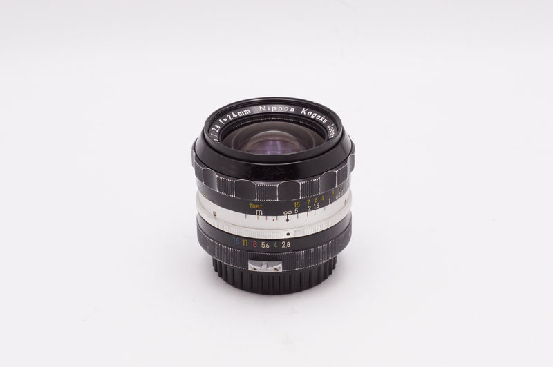 USED Nikon Nikkor-N 24mm f2.8 (