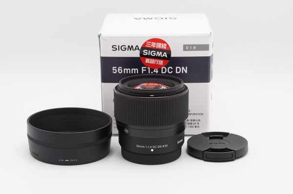 USED Sigma 56mm F/1.4 DC ON [X Mount] (#58314957CM)