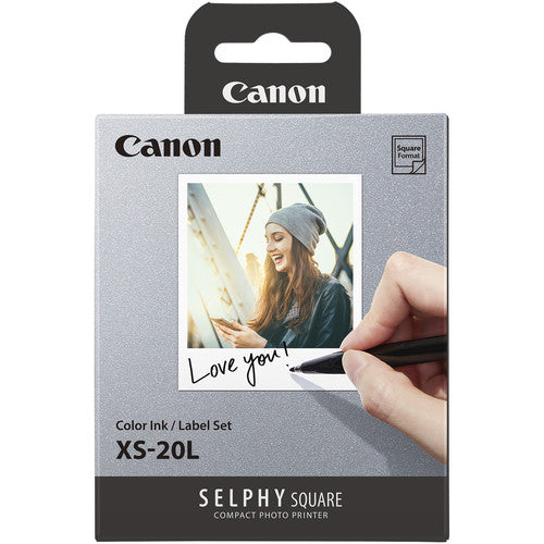 Canon SELPHY Color Ink/Label XS-20L Set (20 Sheets)