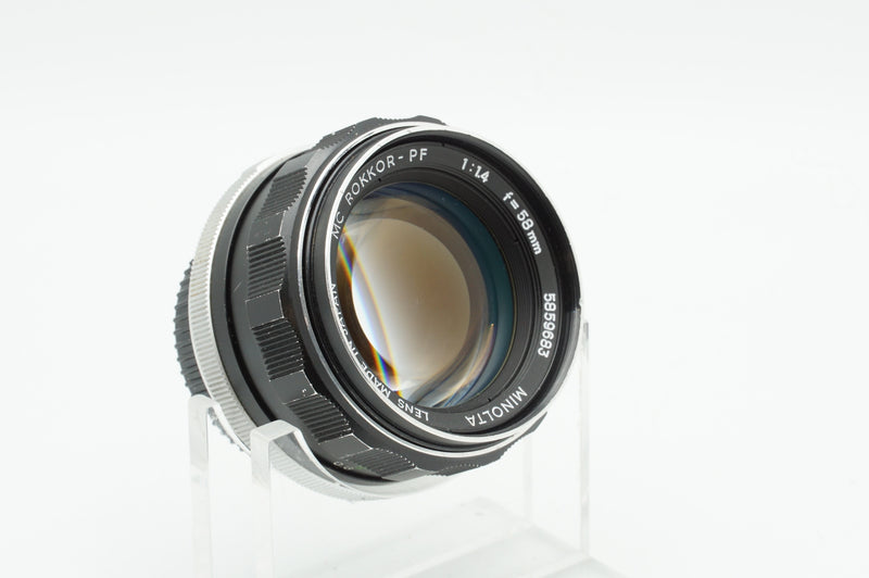 USED Minolta MC Rokkor PF 58mm f/1.4 (