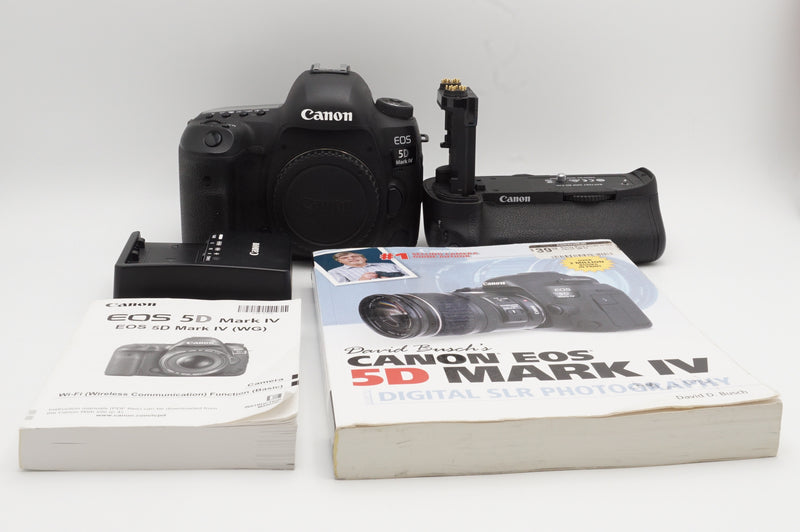 USED Canon 5D IV with Battery Grip BG-E20 (