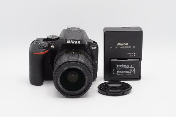 USED Nikon D5600 w/ 18-55mm DX (#3147089CM + 23500742CM)