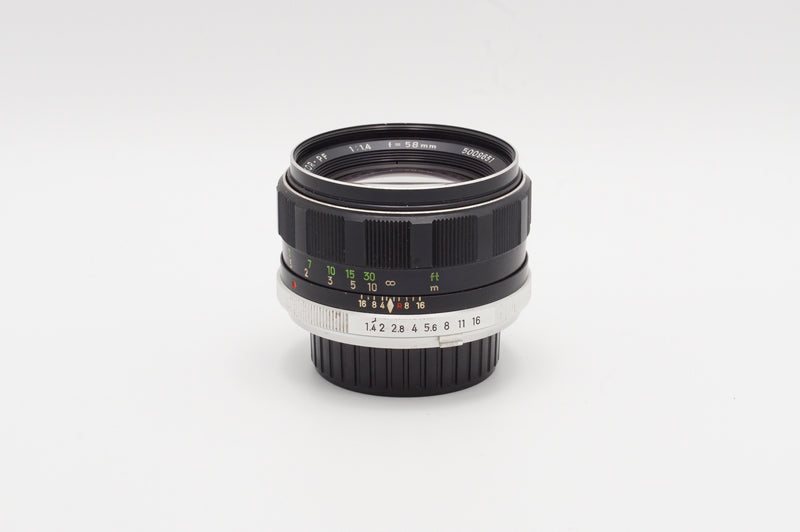 USED Minolta Rokkor-PF 58mm f/1.4 Lens (