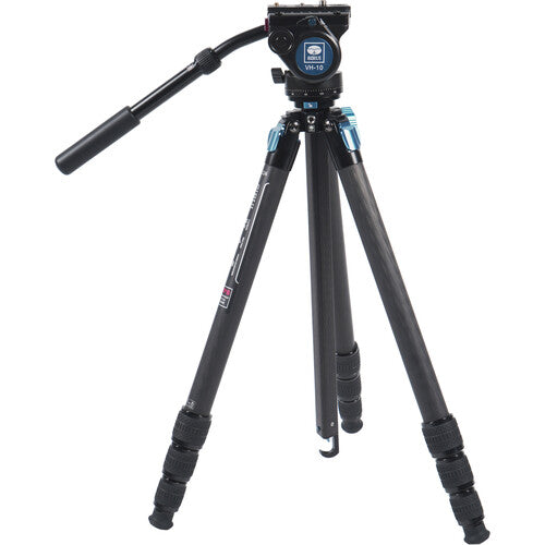 Sirui ST-224 Quick Release Carbon Fiber Tripod with VH-10 Video Head