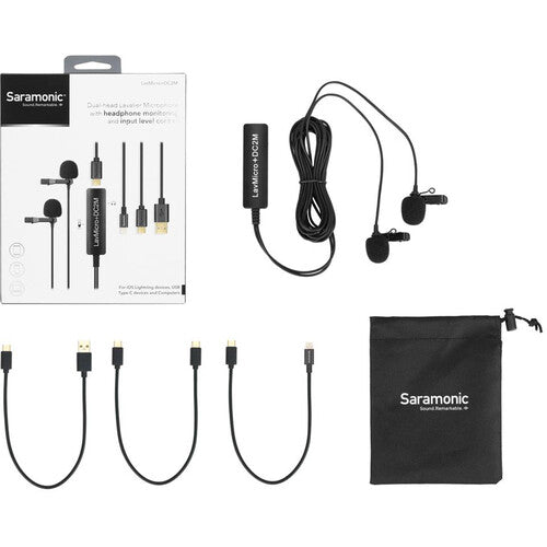 Saramonic LavMicro + DC2M Dual Omnidirectional Lavalier