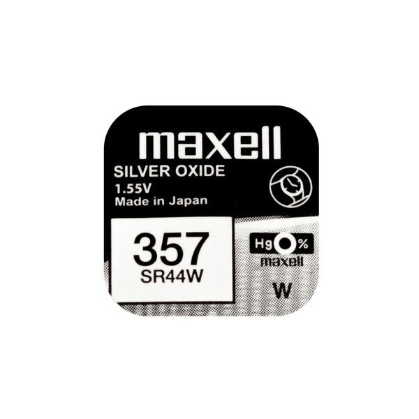 Maxell SR44W (S76, 357) 1.55V Silver-Oxide Battery