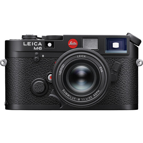 Leica M6 0.72 Rangefinder Camera Body Black Chrome Finish