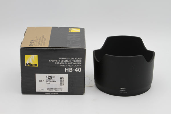 Used Nikon HB-40 Lens Hood