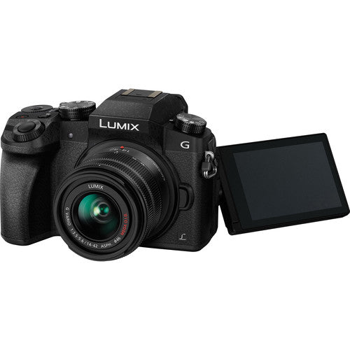 Panasonic LUMIX G7 Mirrorless Camera with 14-42mm Lens [Black]