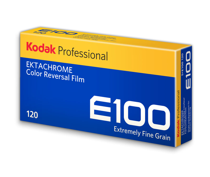 Kodak Ektachrome E100 Color Transparency 120 Film - Box (5 Rolls)