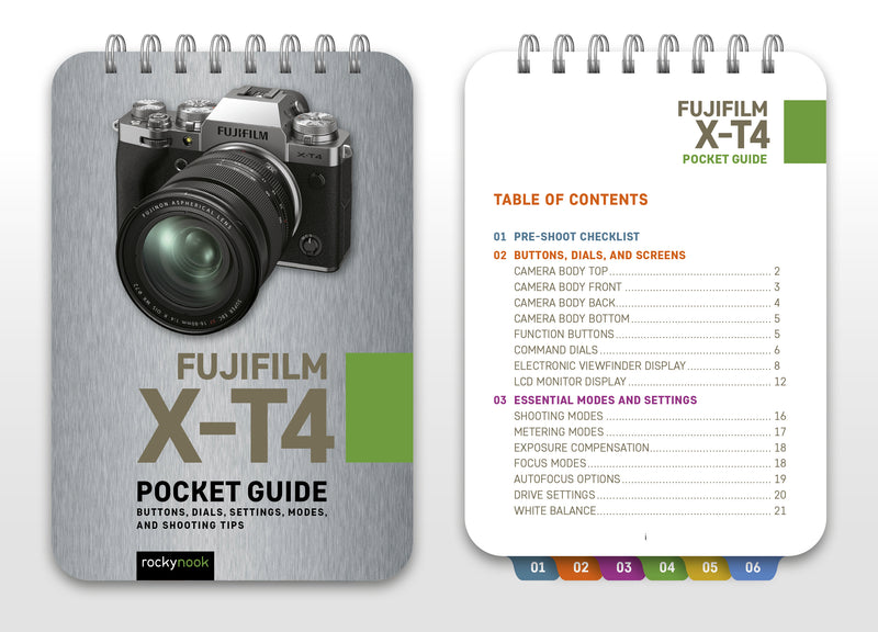 Rocky Nook Pocket Guide: Fujifilm X-T4