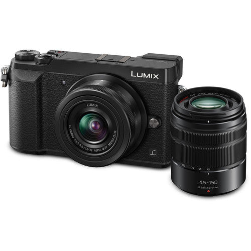 Open-Box Panasonic LUMIX GX85 Mirrorless Camera with 12-32mm & 45-150mm Lenses