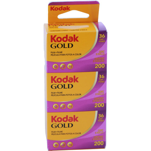 Kodak GOLD 200 Color 35mm 36EXP - Pack (3 Rolls)