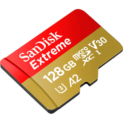 SanDisk 128GB Extreme UHS-I microSDXC Memory Card with SD Adapter